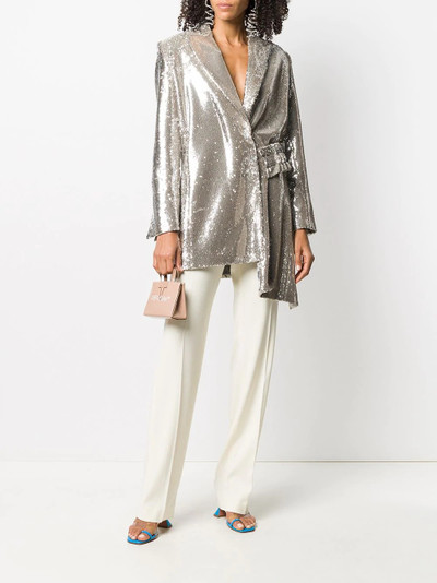 Off-White asymmetric sequin jacket outlook