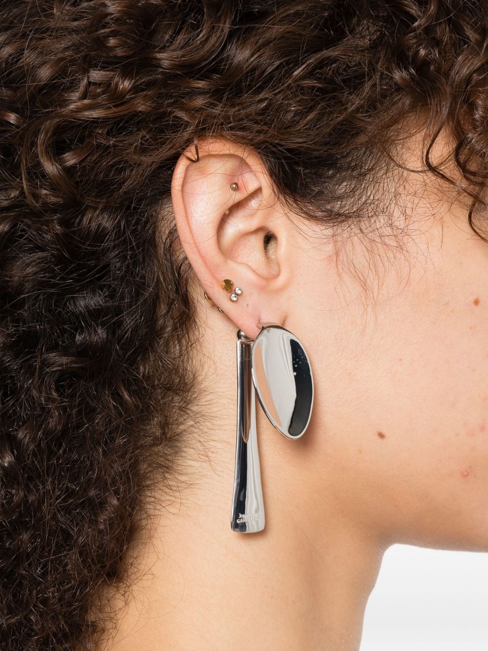 spoon-shaped earrings - 2
