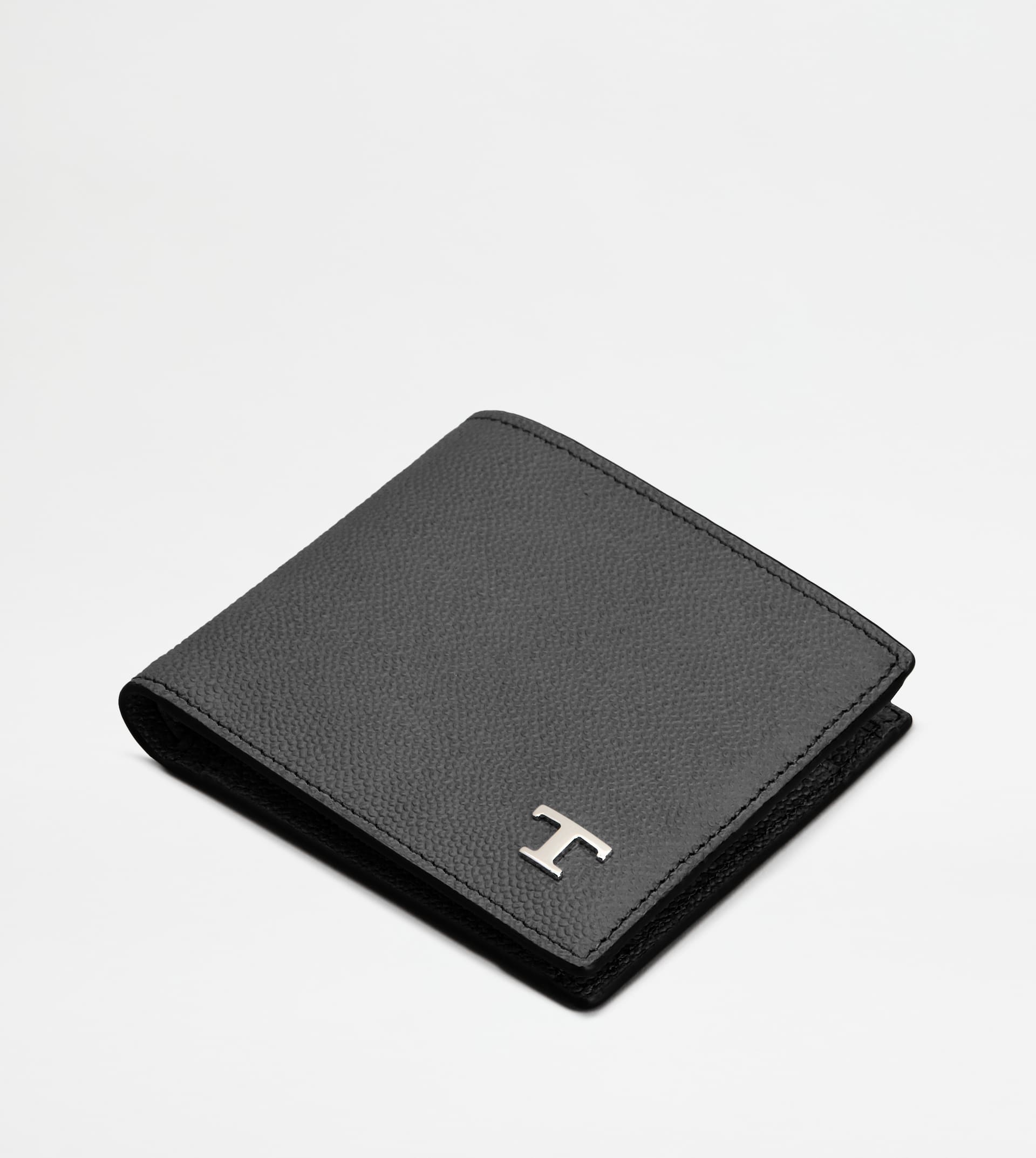 WALLET IN LEATHER - BLACK - 3