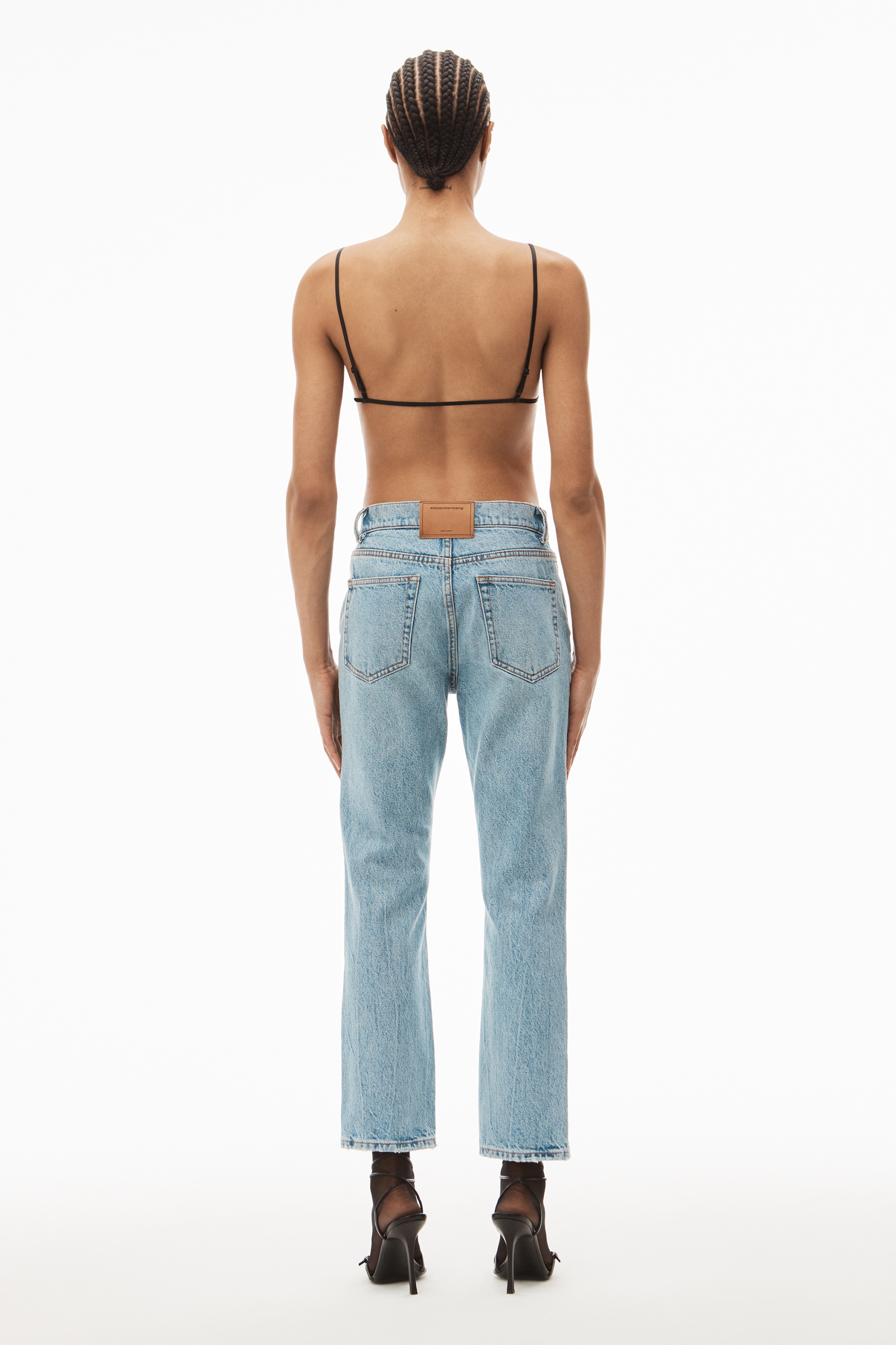 OG HIGH-RISE STOVEPIPE JEAN IN DENIM - 4