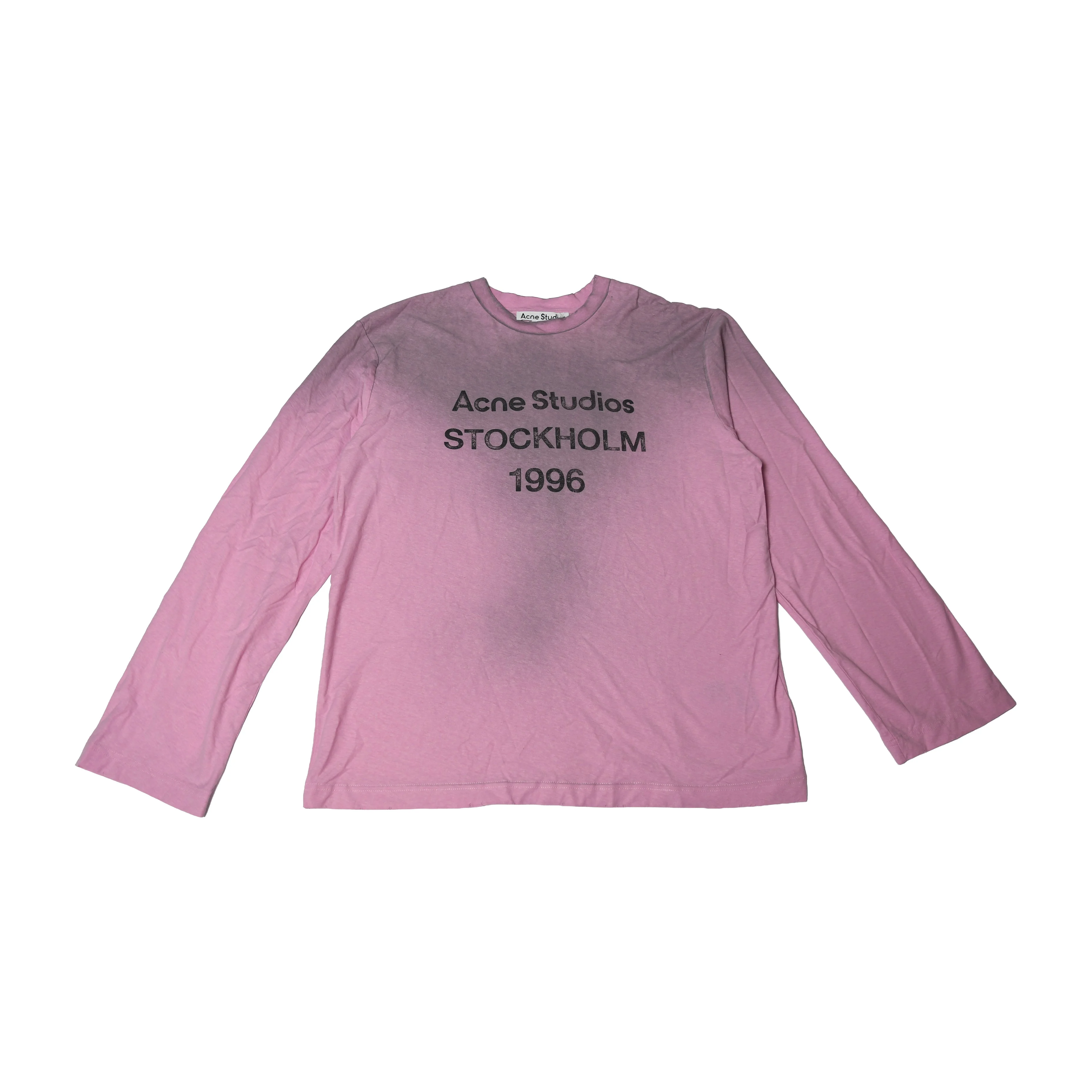 Acne Studios Logo L/S T-Shirts Pink - 1