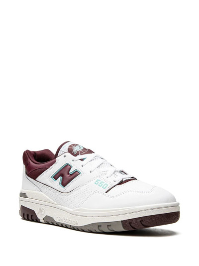 New Balance 550 "Burgundy/Cyan" sneakers outlook