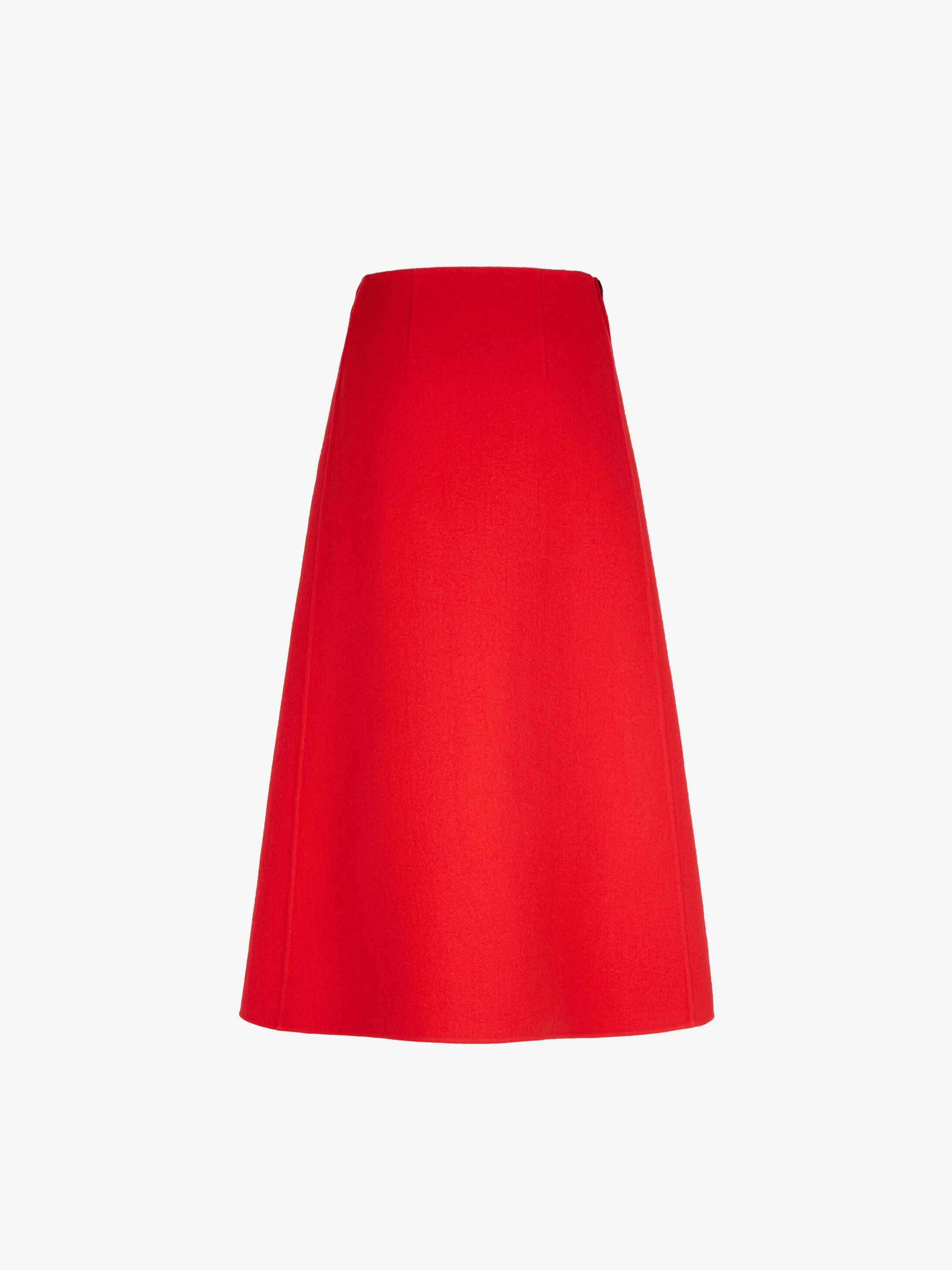 Wrap skirt in felt wool - 4