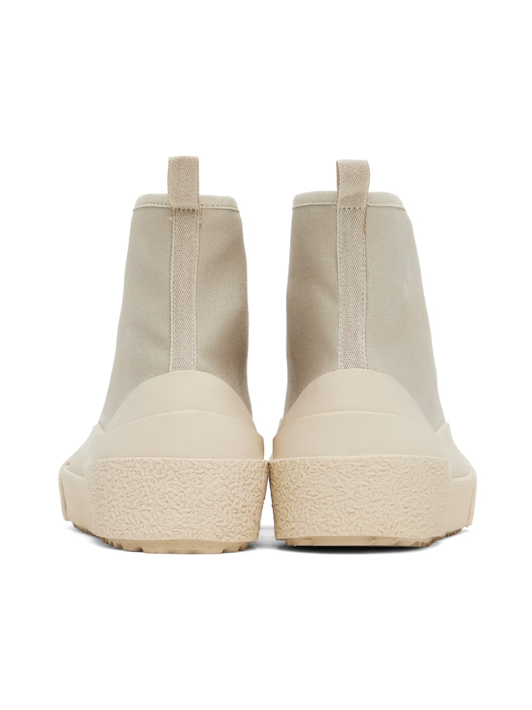 Beige Numbers Sneakers - 2