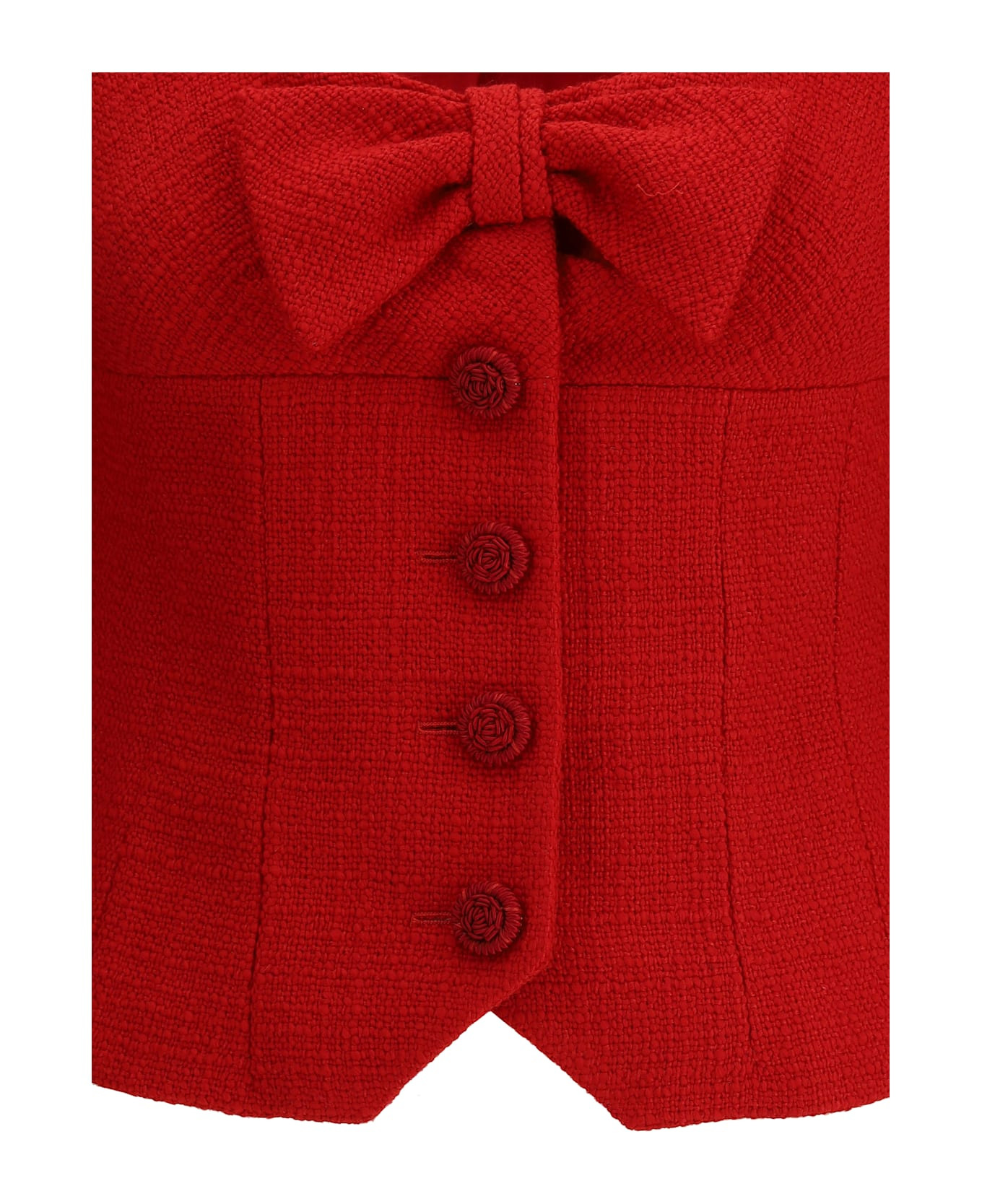 Short Jacket In Plain Wool Tweed - 3