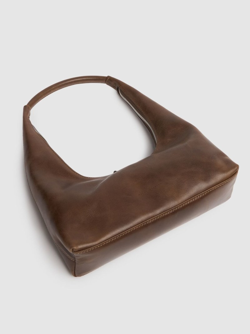 Hobo leather shoulder bag - 3