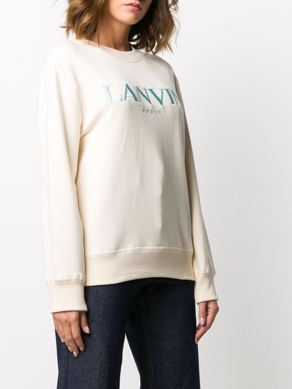 embroidered logo sweatshirt - 3