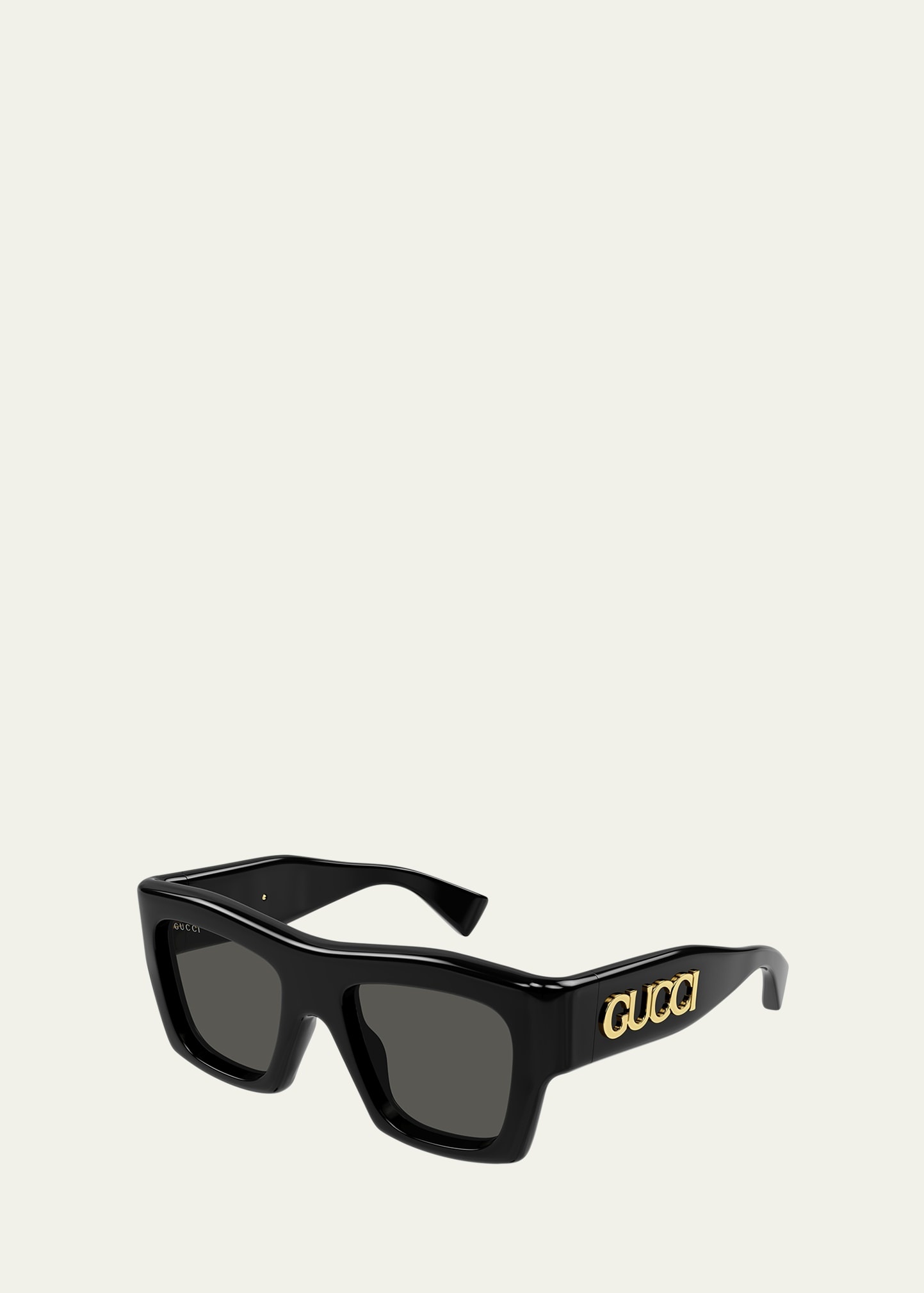 Logo Acetate Rectangle Sunglasses - 2