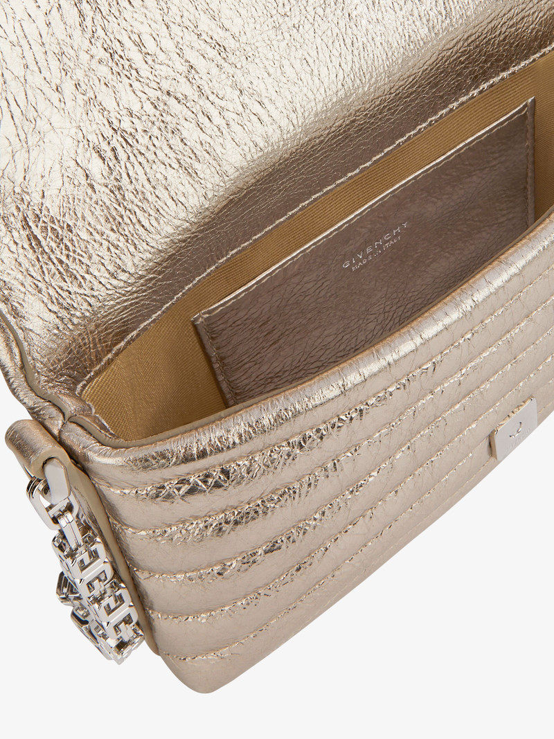 MICRO 4G SOFT BAG IN LAMINATED LEATHER 5