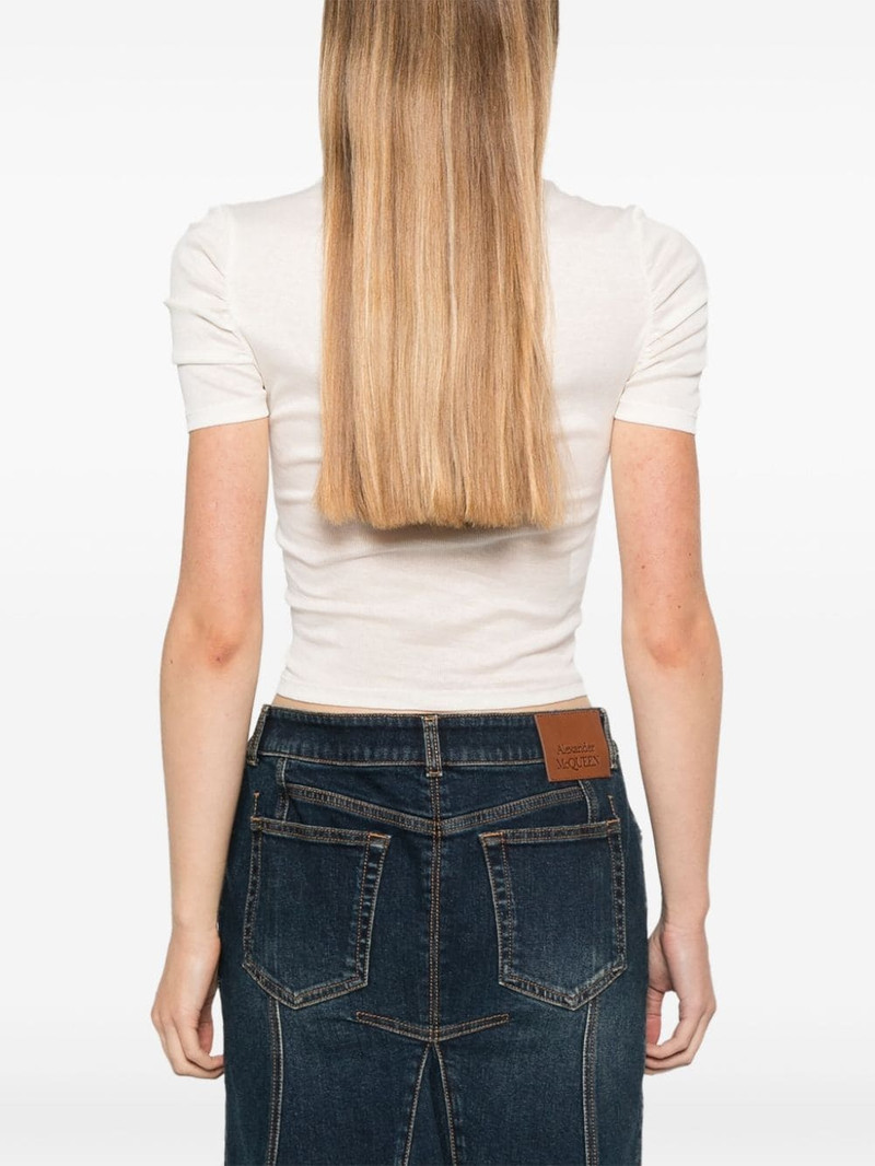 ruched-detailing T-shirt 4