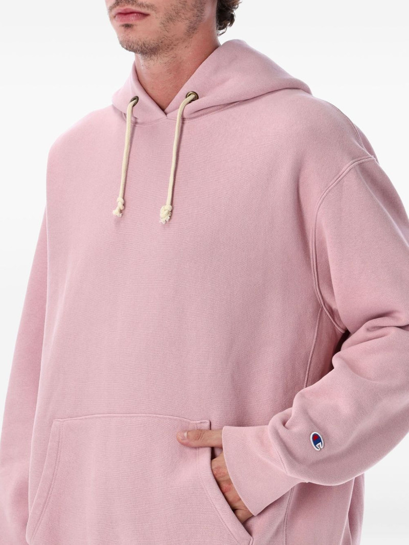 Champion logo-patch hoodie outlook