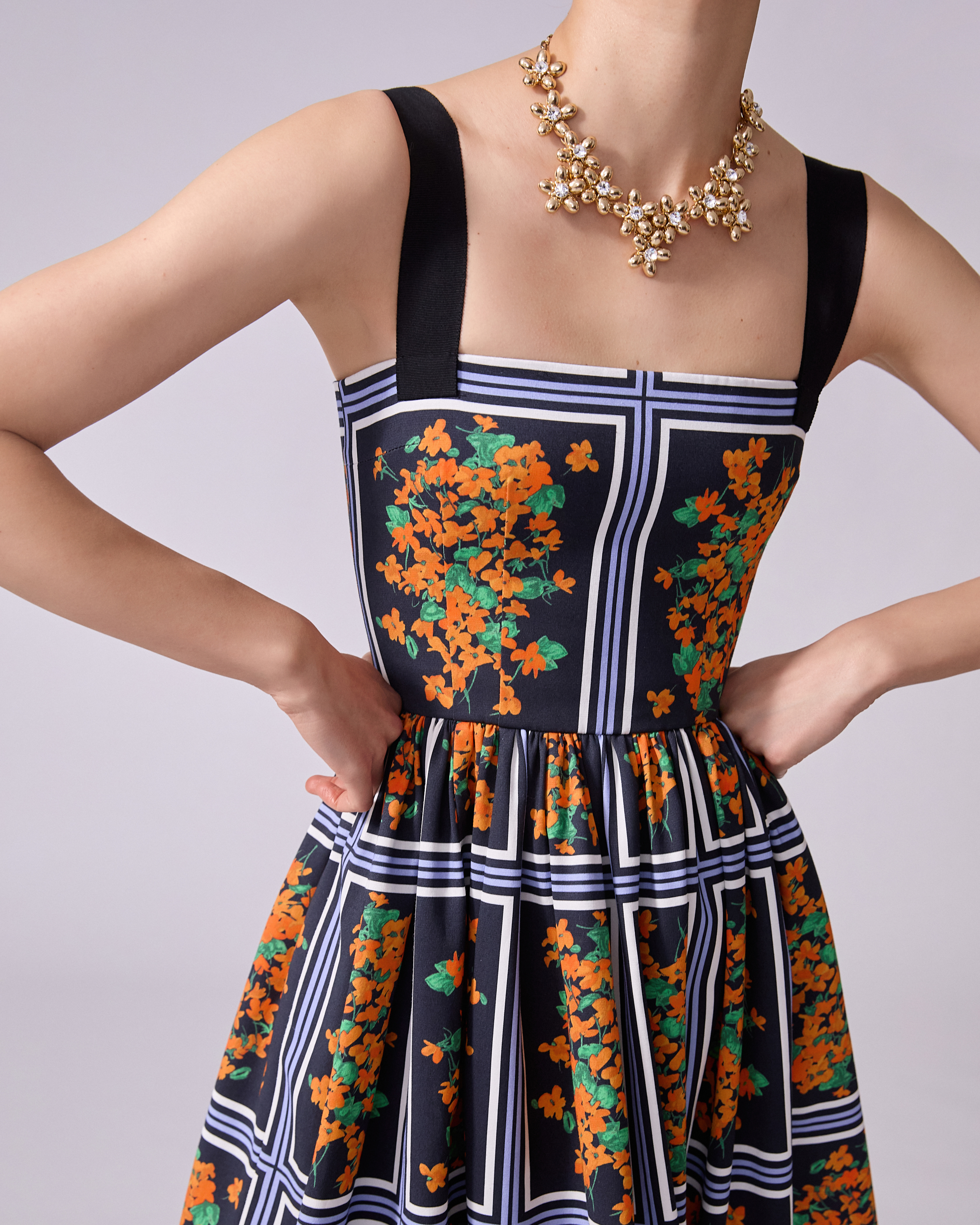 Floral-Print Midi Dress - 4