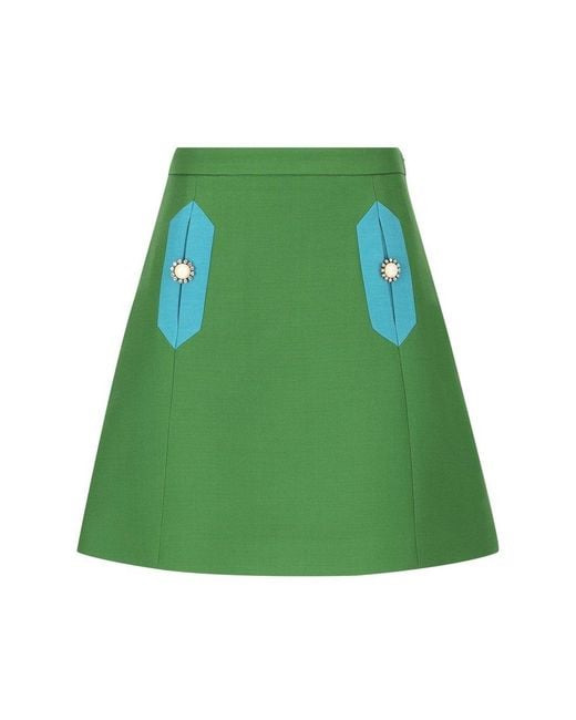 CREPE COUTURE SKIRT - 1