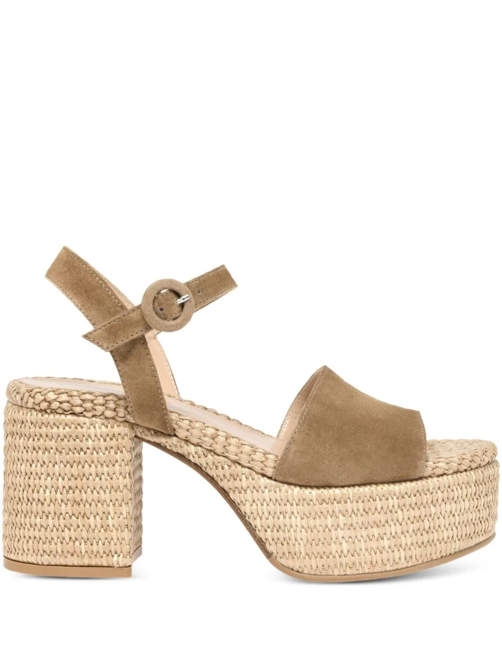 75mm Carol buckle-suede sandals - 1