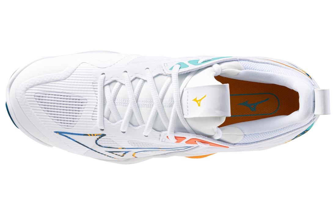 Mizuno Wave Momentum 3 'White Multi-Color' V1GA231256 - 3