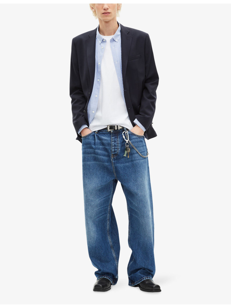 The Kooples Notch-Lapel Relaxed-Fit Wool Blazer outlook