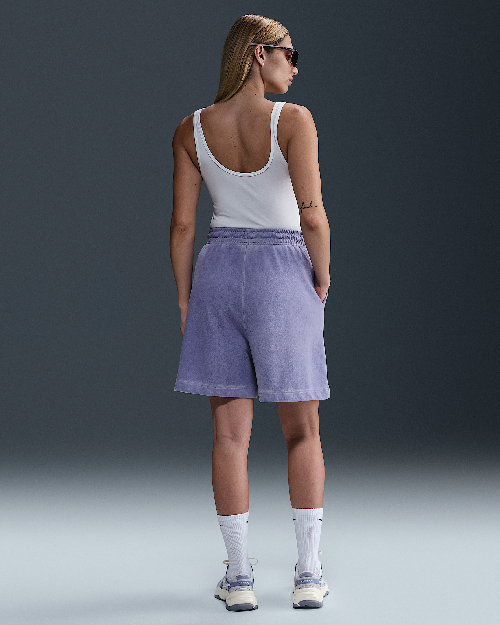 Nike Sportswear Phoenix Fleece Women's High-Waisted French Terry Shorts - 5