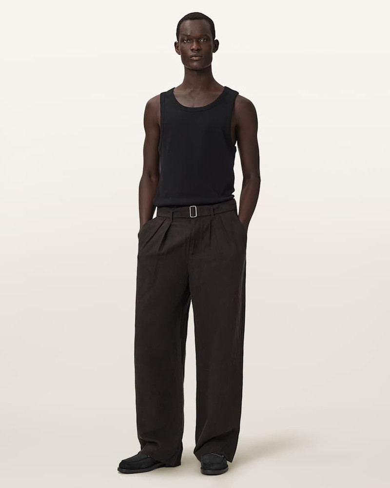 MARKO RELAXED FIT LINEN BLEND PANTS 5