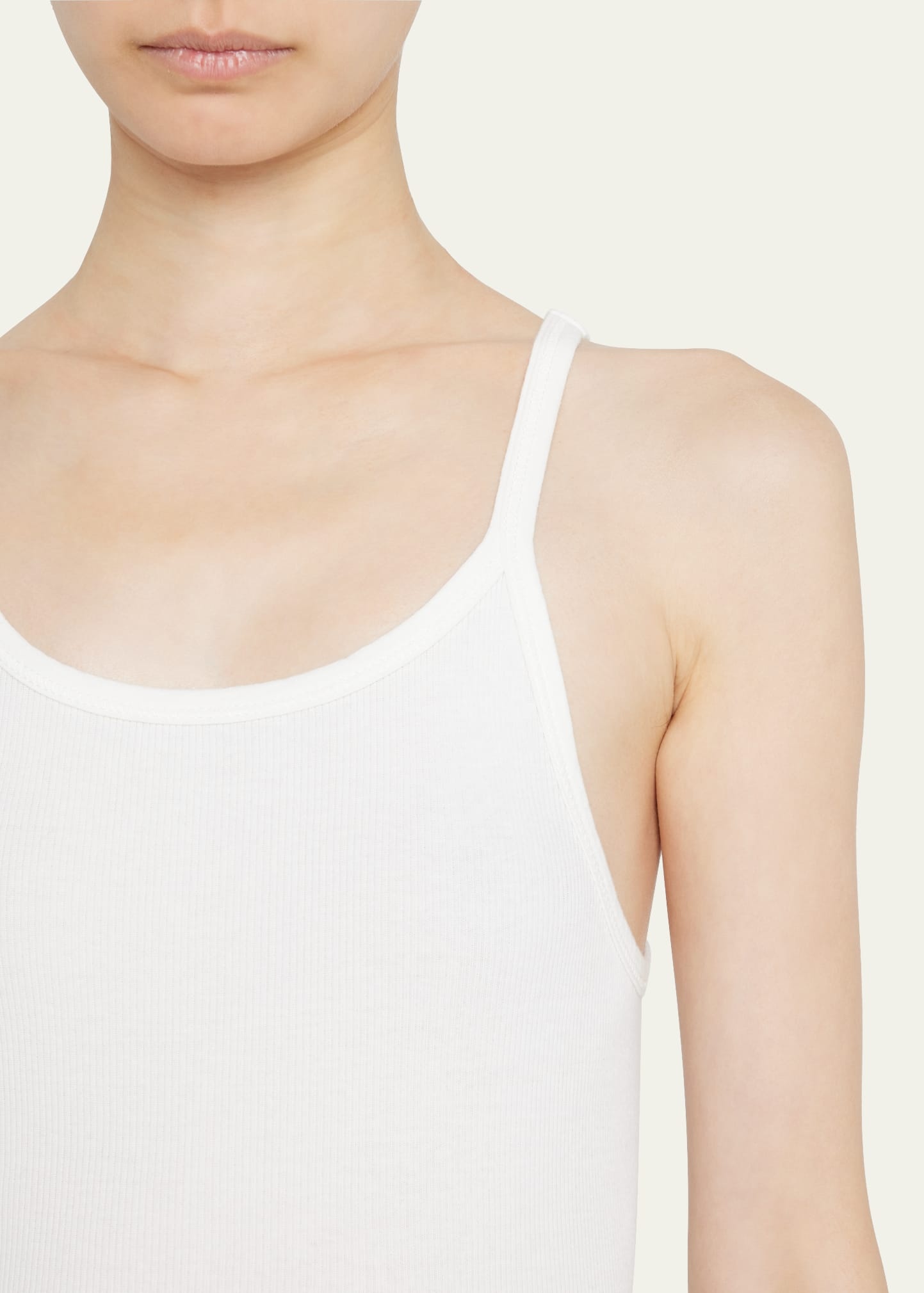 Cropped Rib Tank Top - 5