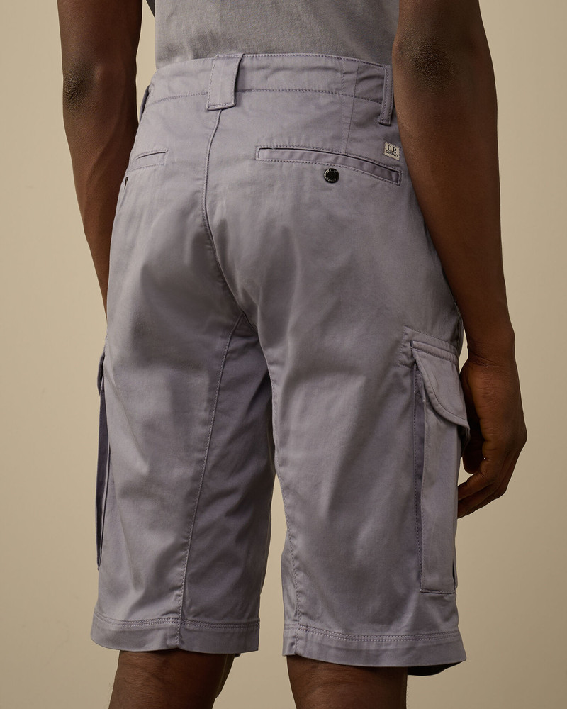 Stretch Sateen Cargo Shorts 6
