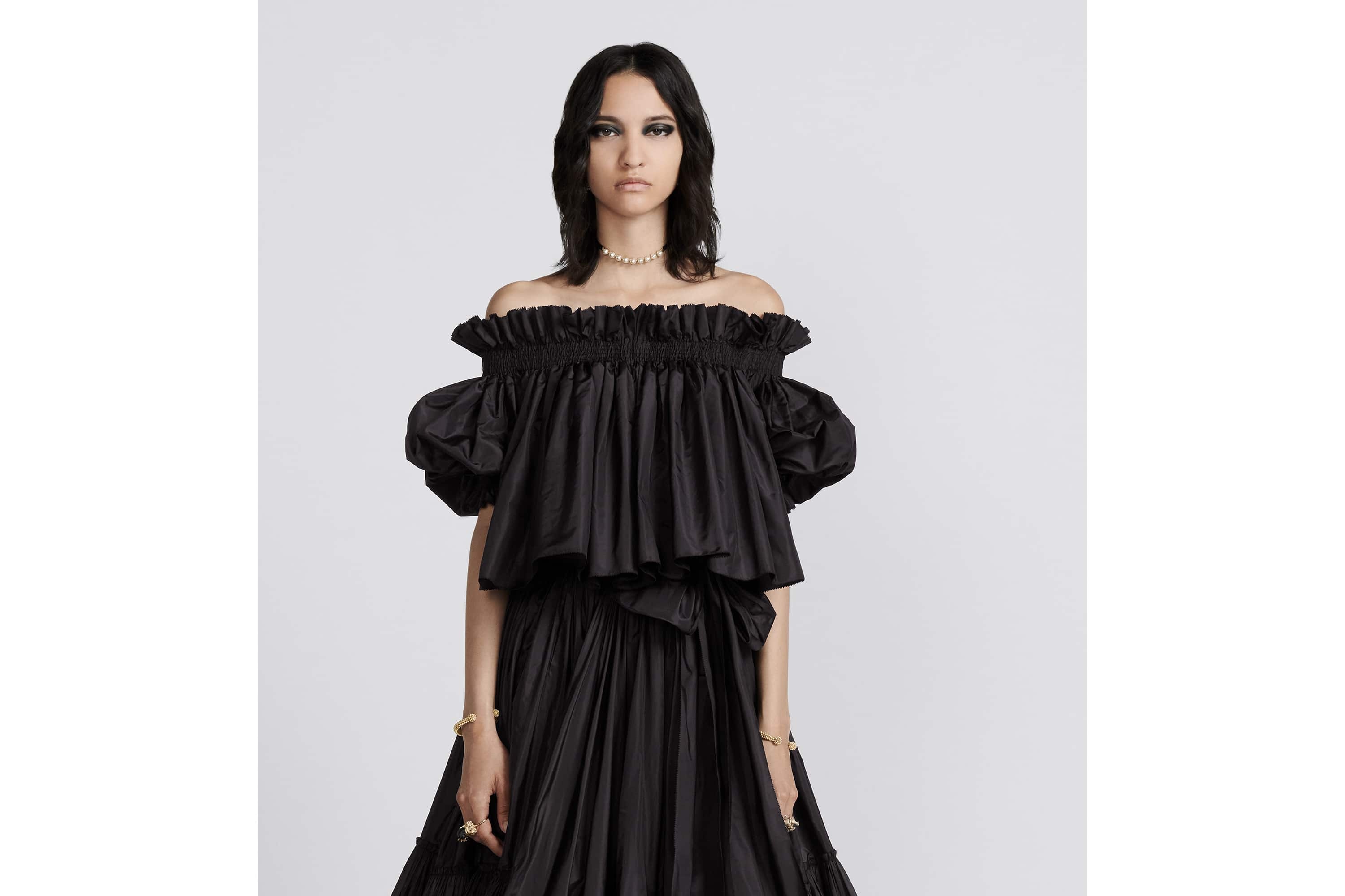 Off-The-Shoulder Smocked Top - 4