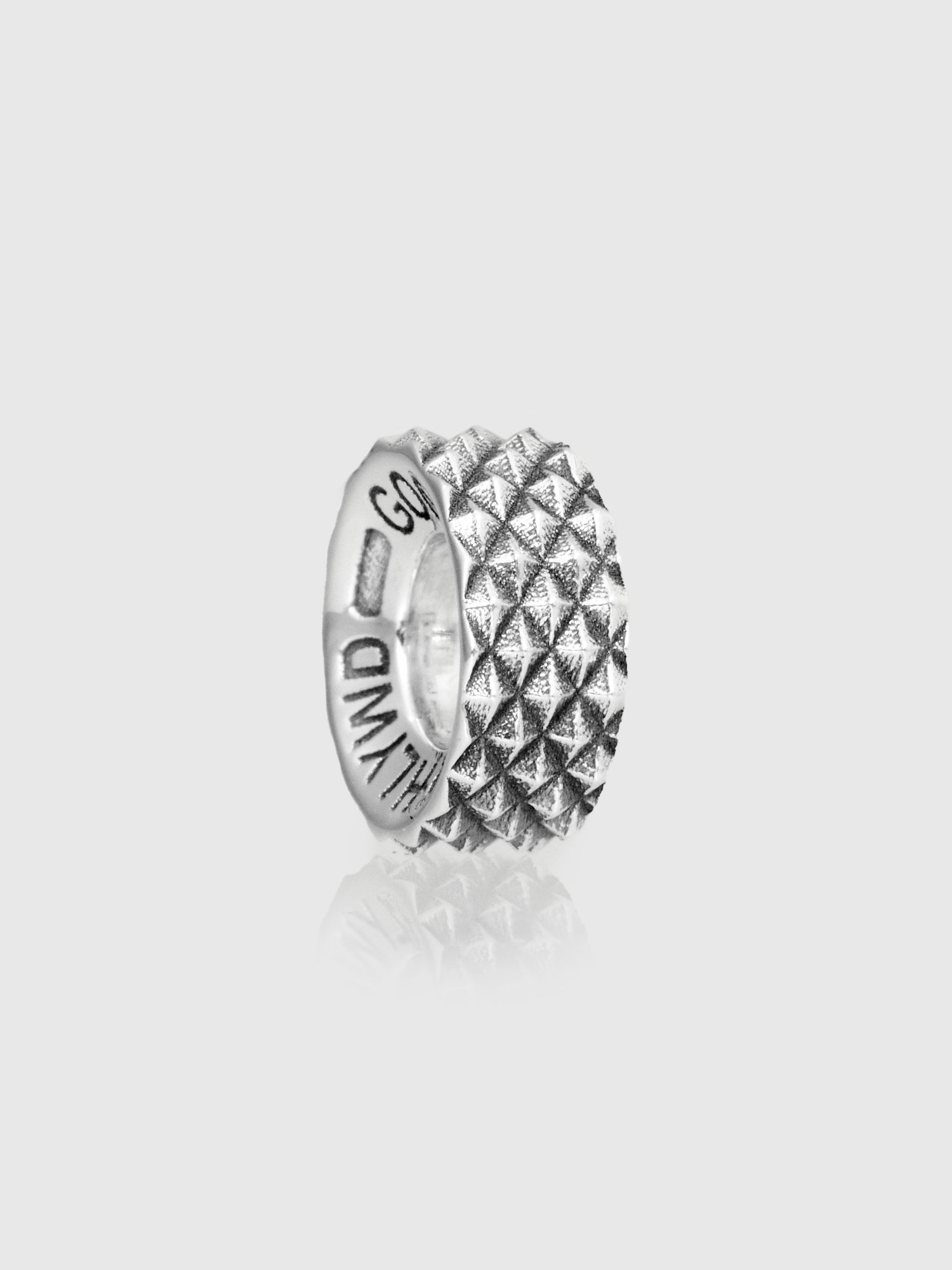 Goosebumps Rondel in Sterling Silver - 1