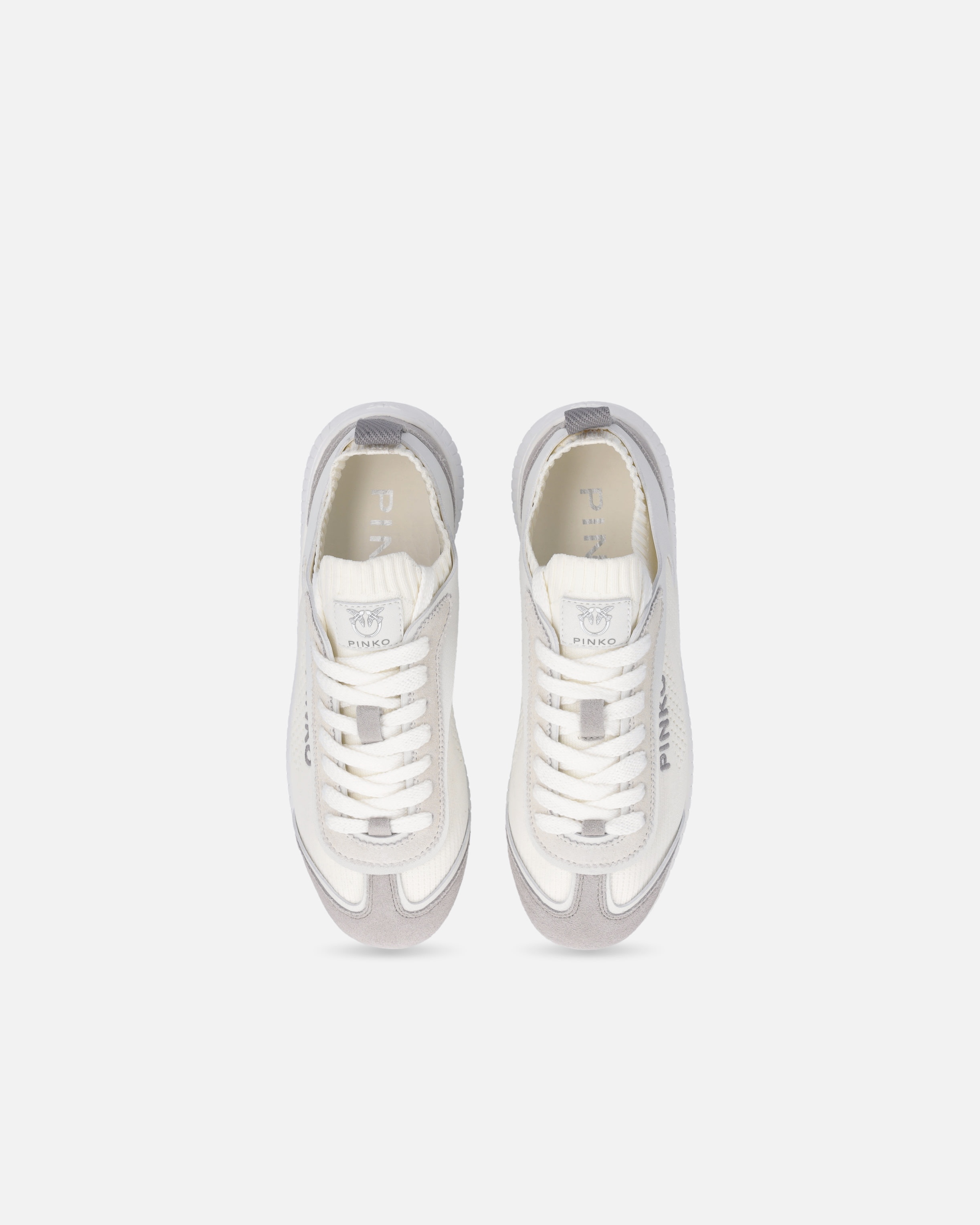 LIGHTWEIGHT KNIT FABRIC AND MICROFIBRE SNEAKERS - 9