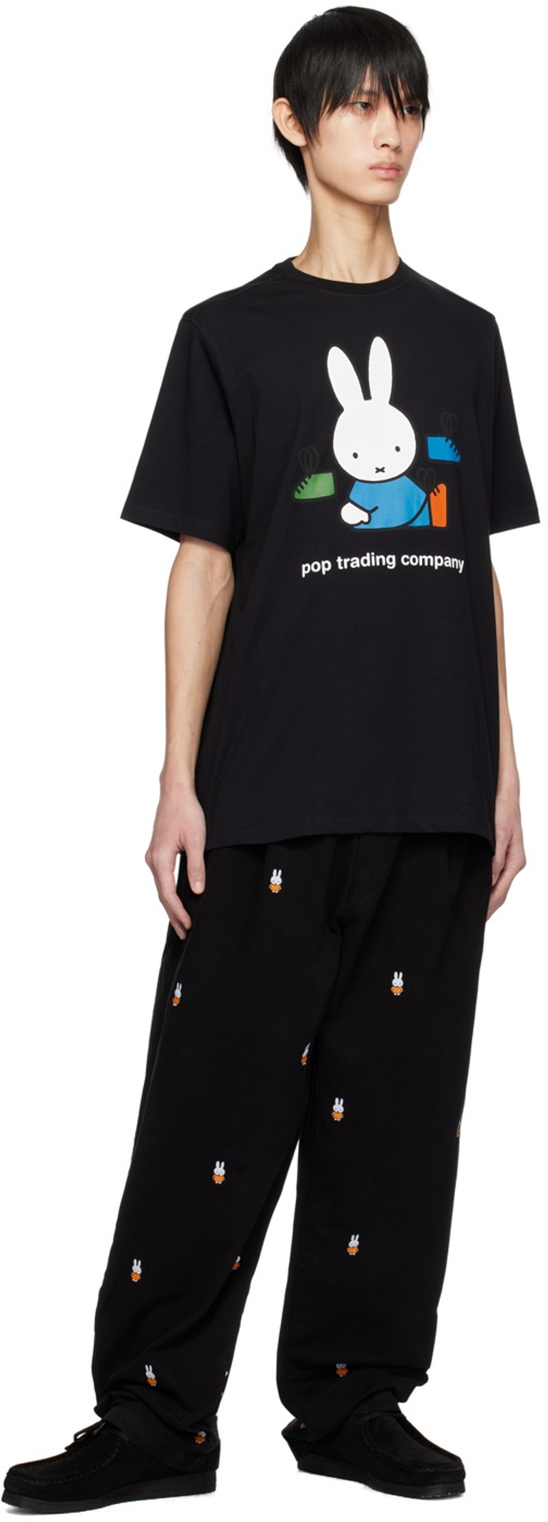 Black Miffy Footwear T-Shirt 4