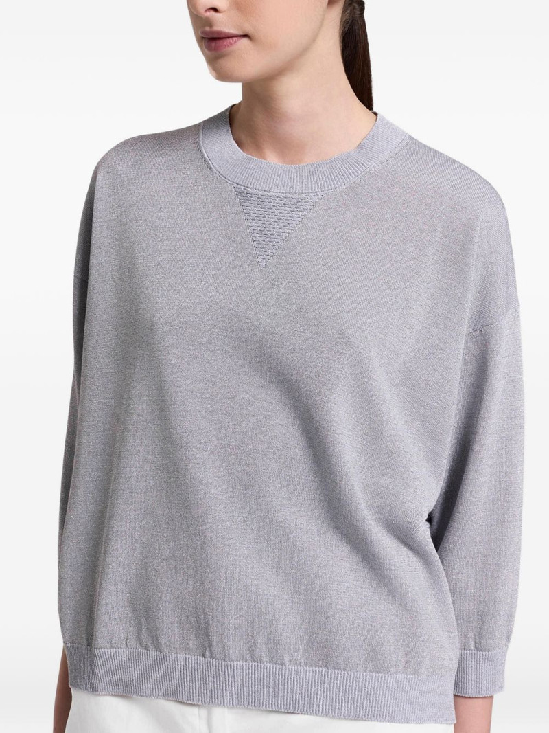three-quarter-sleeve sweater 3