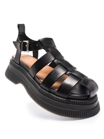 GANNI Creepers caged sandals outlook
