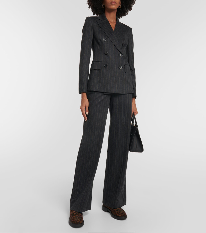 Gianvito Rossi Harris leopard-print suede loafers outlook