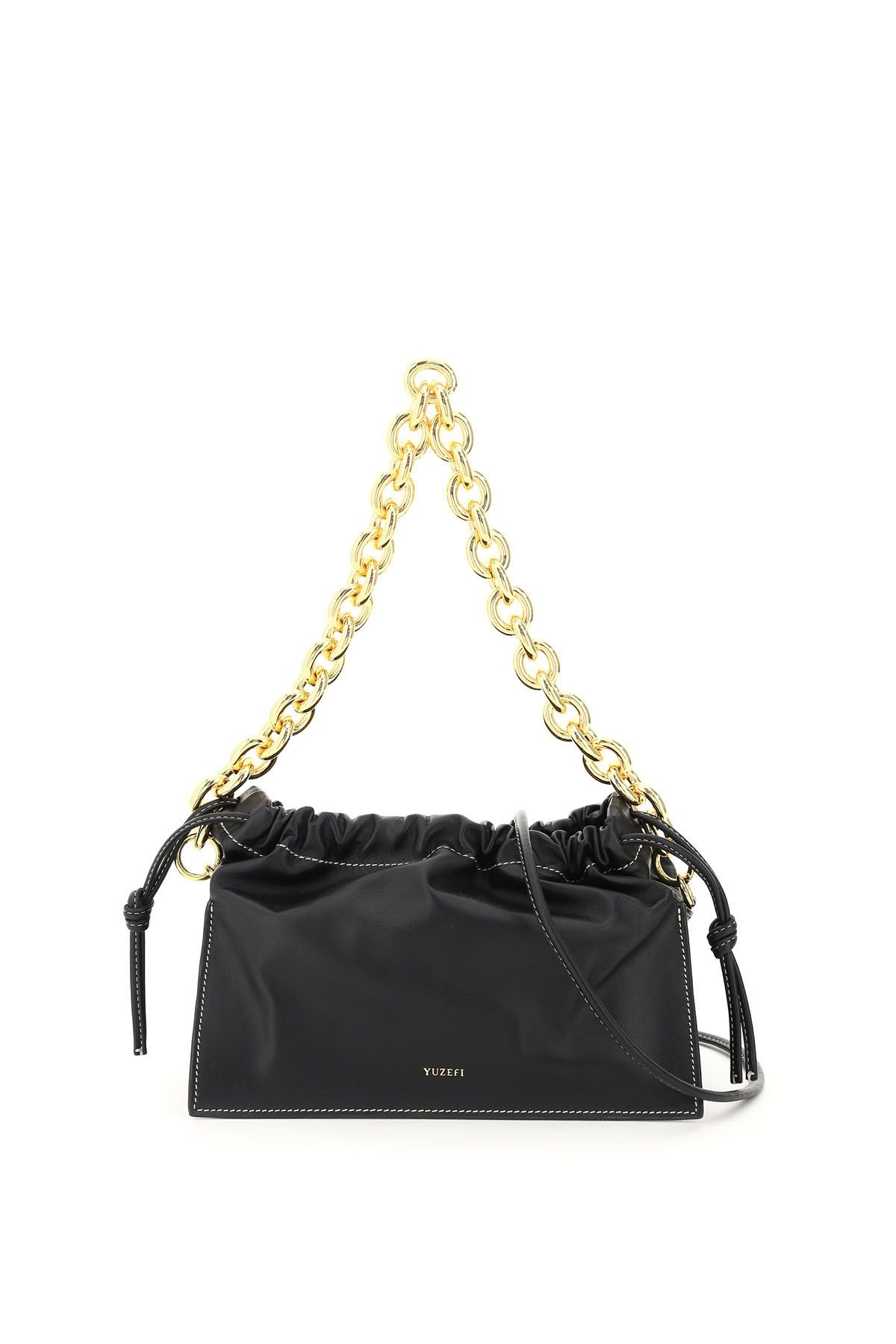 BOM LEATHER BUCKET BAG - 1