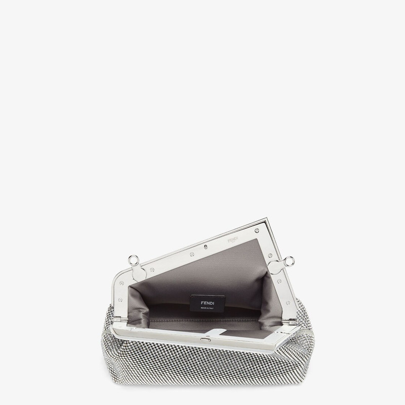 Silver crystals bag 4