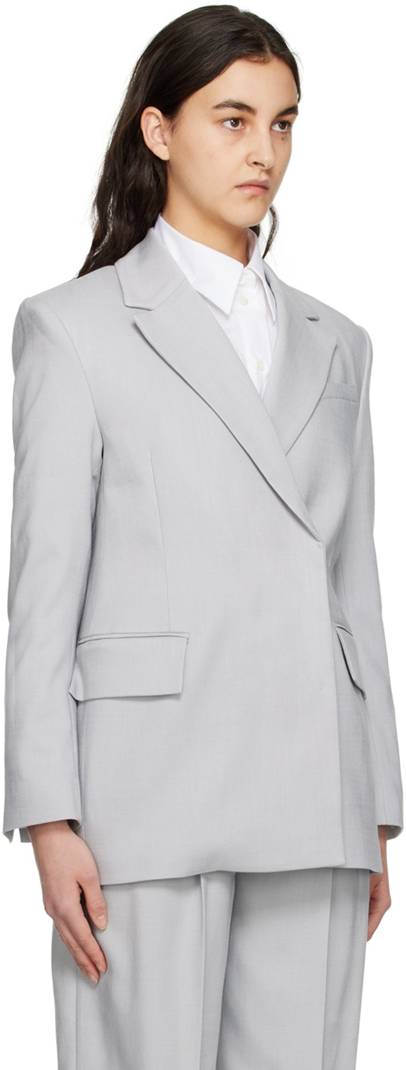 House of Dagmar Blue Classic Blazer outlook