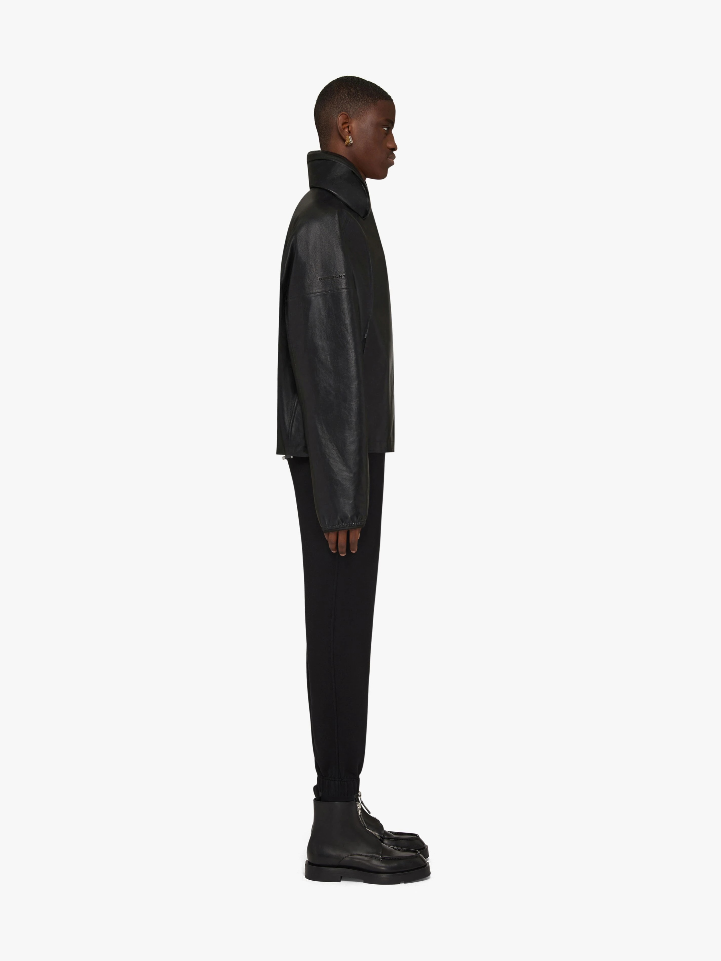 GIVENCHY COLLEGE SLIM FIT JOGGER PANTS IN FLEECE - 3