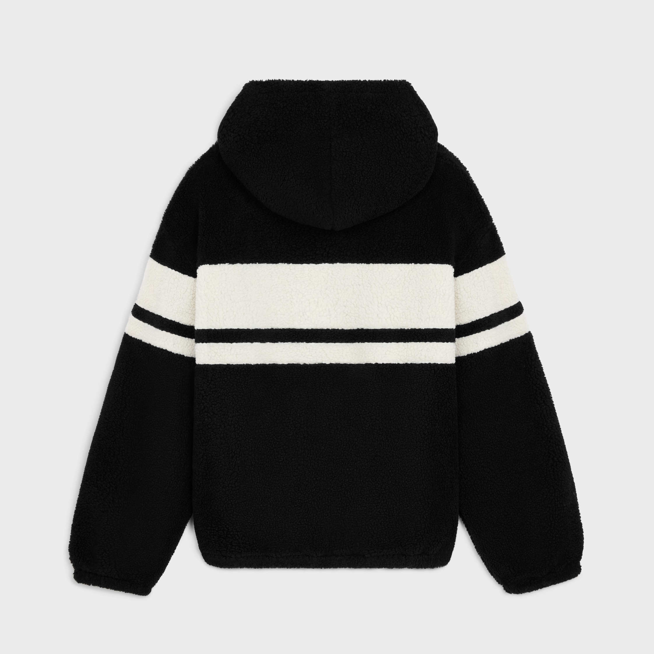 celine hooded jacket in jersey fleece - 2