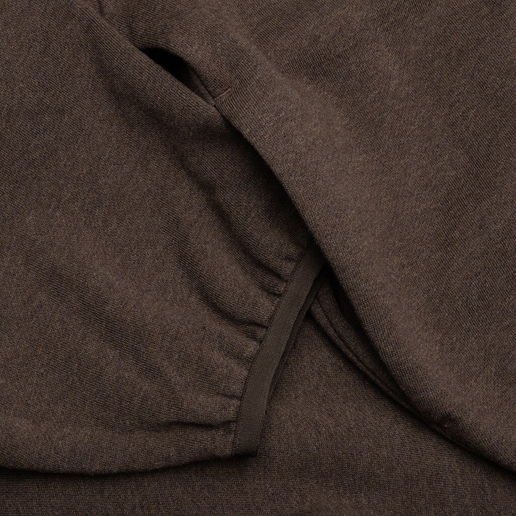 ESSENTIALS CREWNECK - HEATHER WOOD - 5