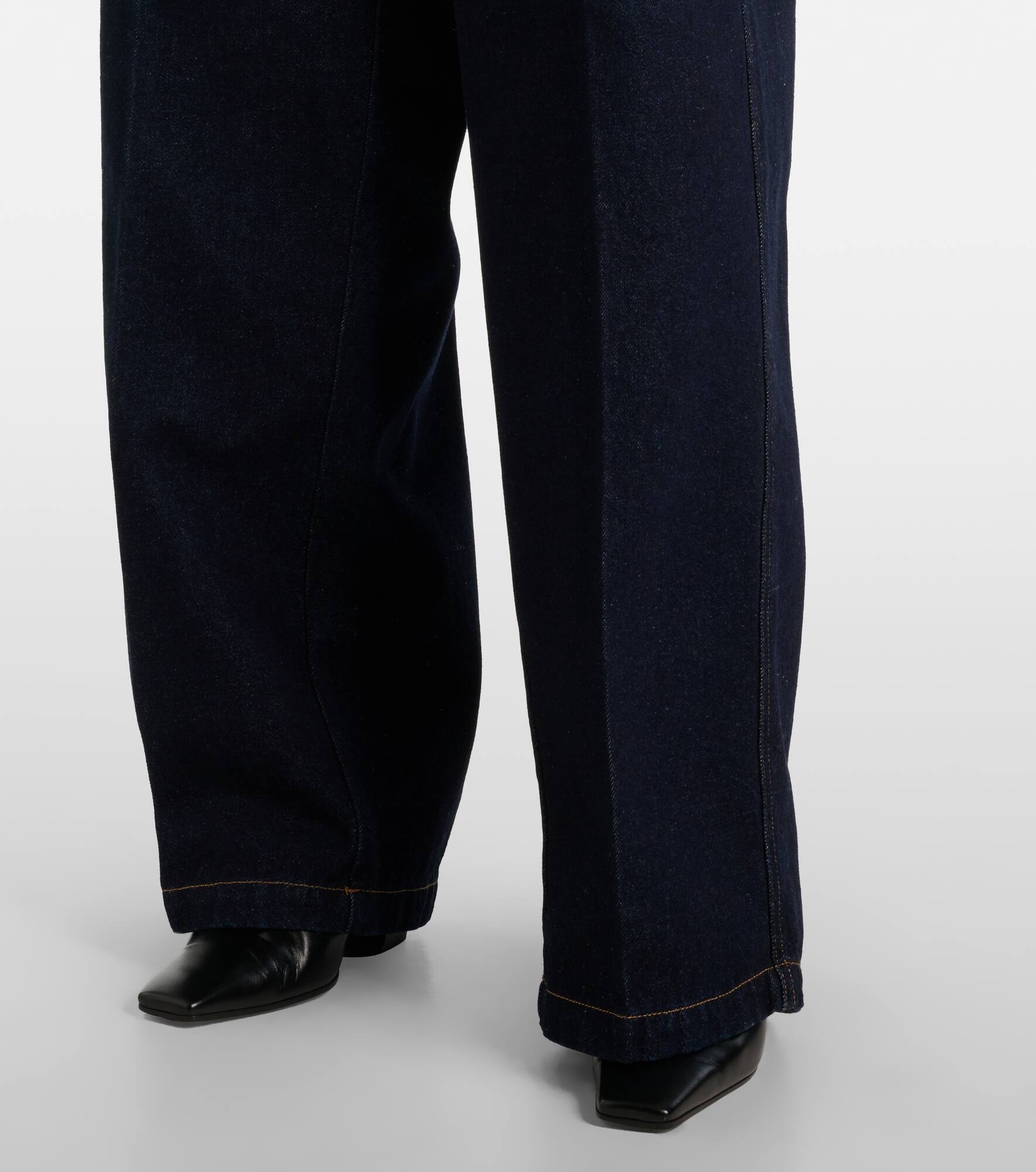 High-rise wide-leg jeans - 5