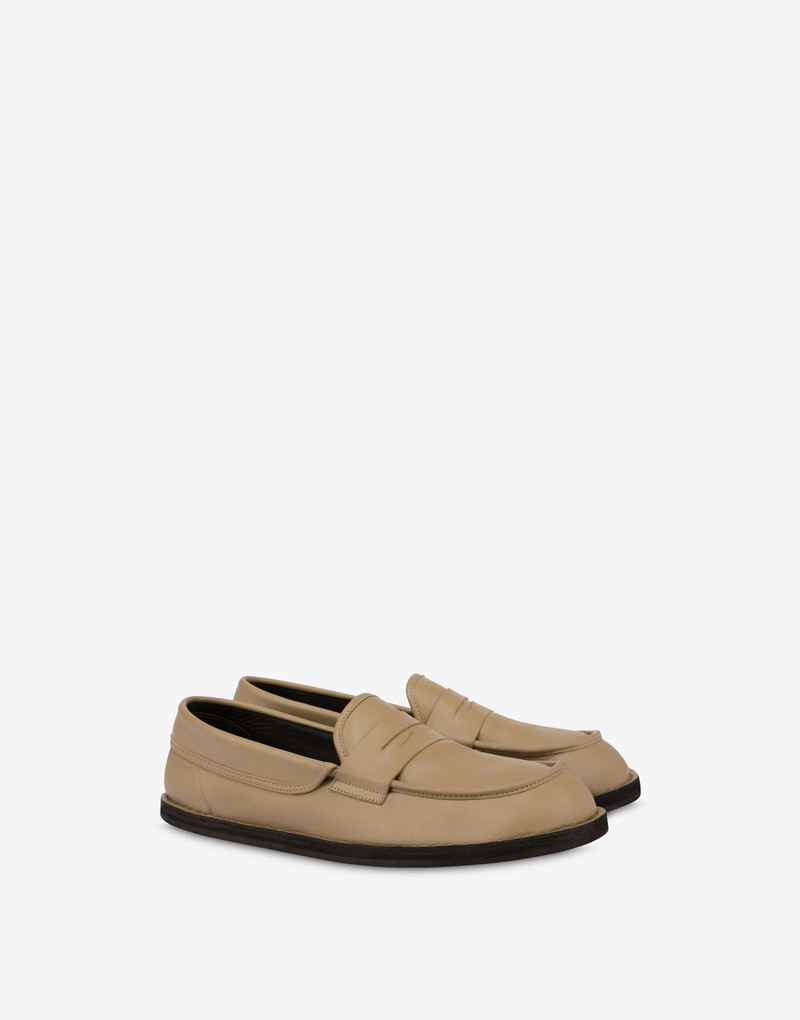LOAFERS IN CALF LEATHER DESERT COLLEGE 1