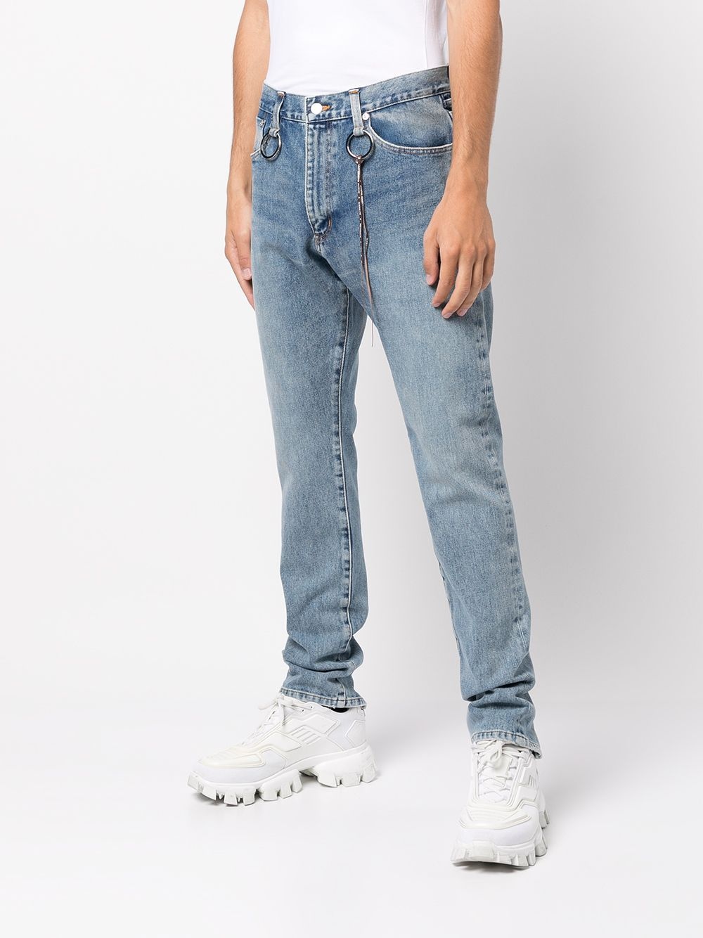 mid-rise slim fit jeans - 3