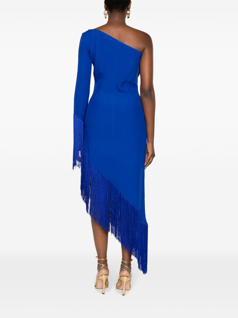 Aventador fringed asymmetric dress - 4