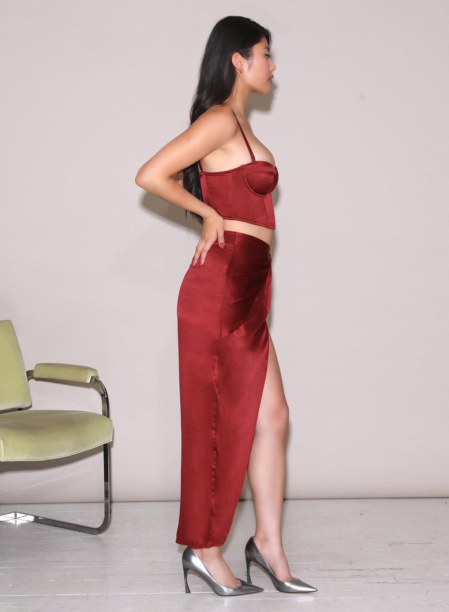 Silk Twist Knot Skirt - 7