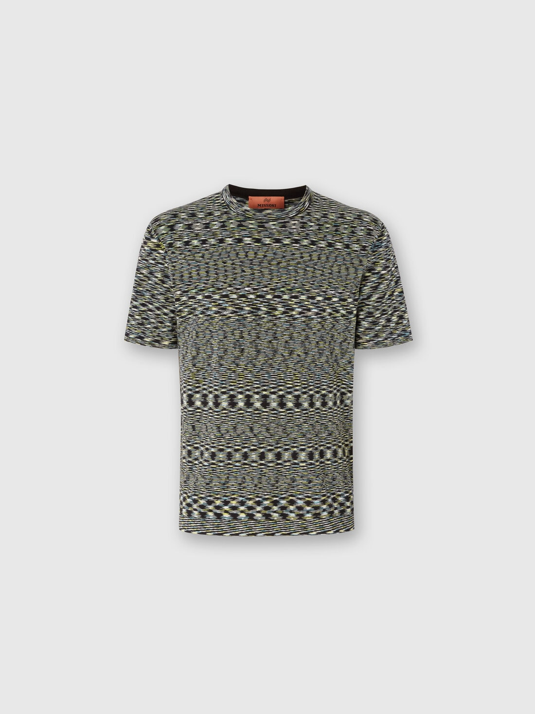 Slub cotton crew-neck T-shirt - 1