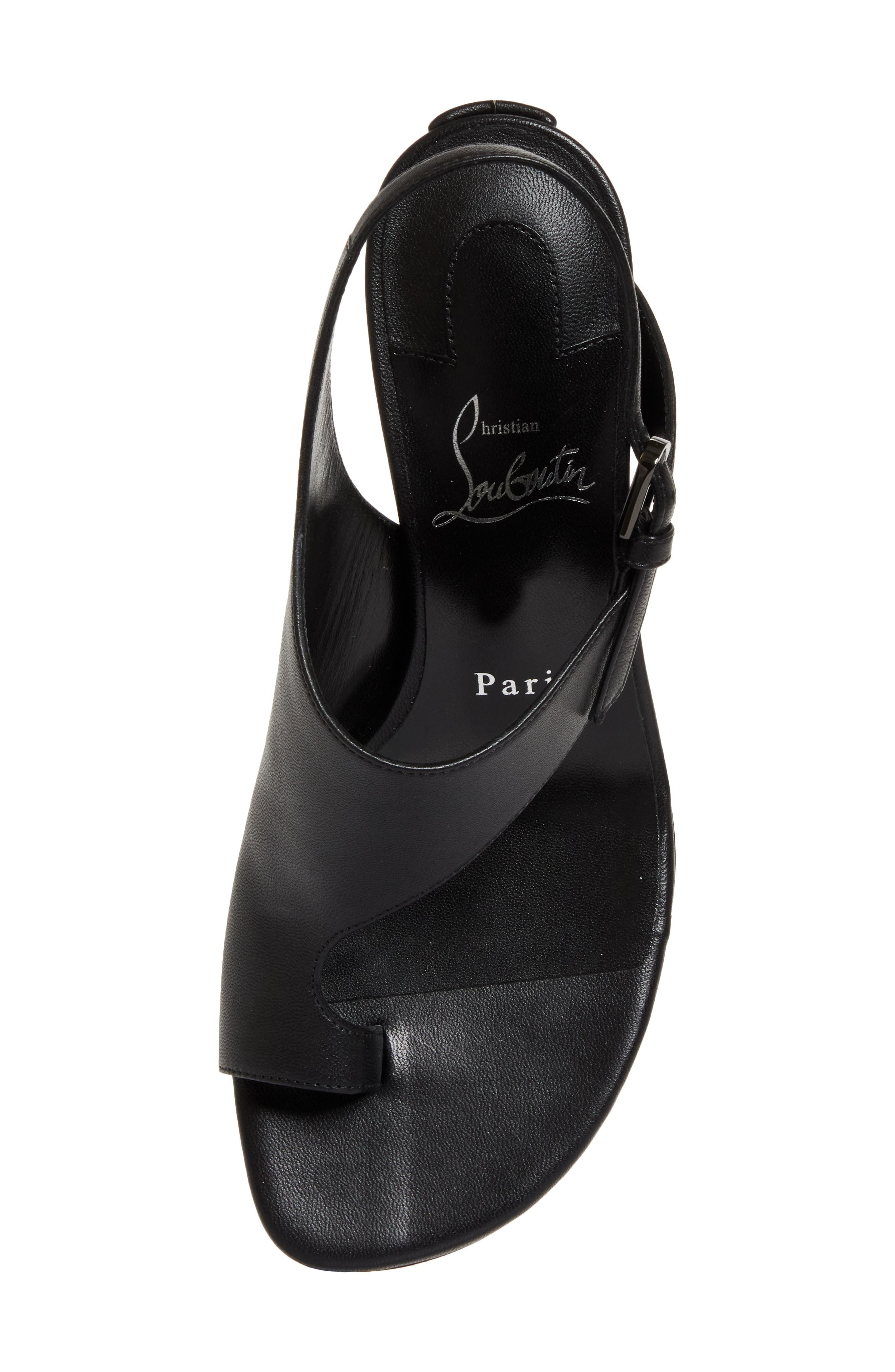 Christian Louboutin Viva Condora Sandal in Black/Lin Black at Nordstrom - 5