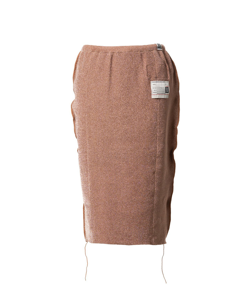 Inside-Out Glitter Knit Skirt 21