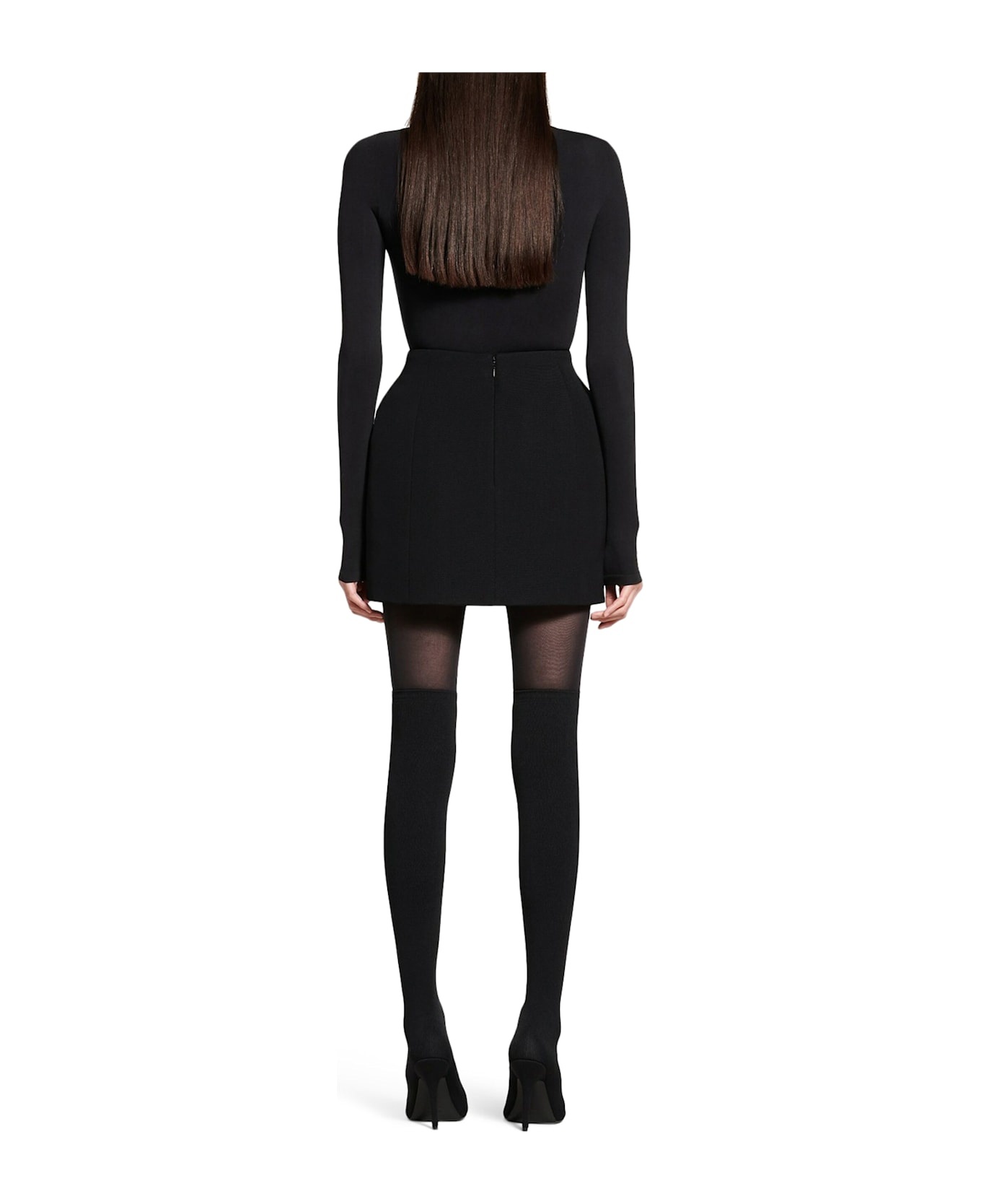 Hourglass Detail Mini Skirt - 4