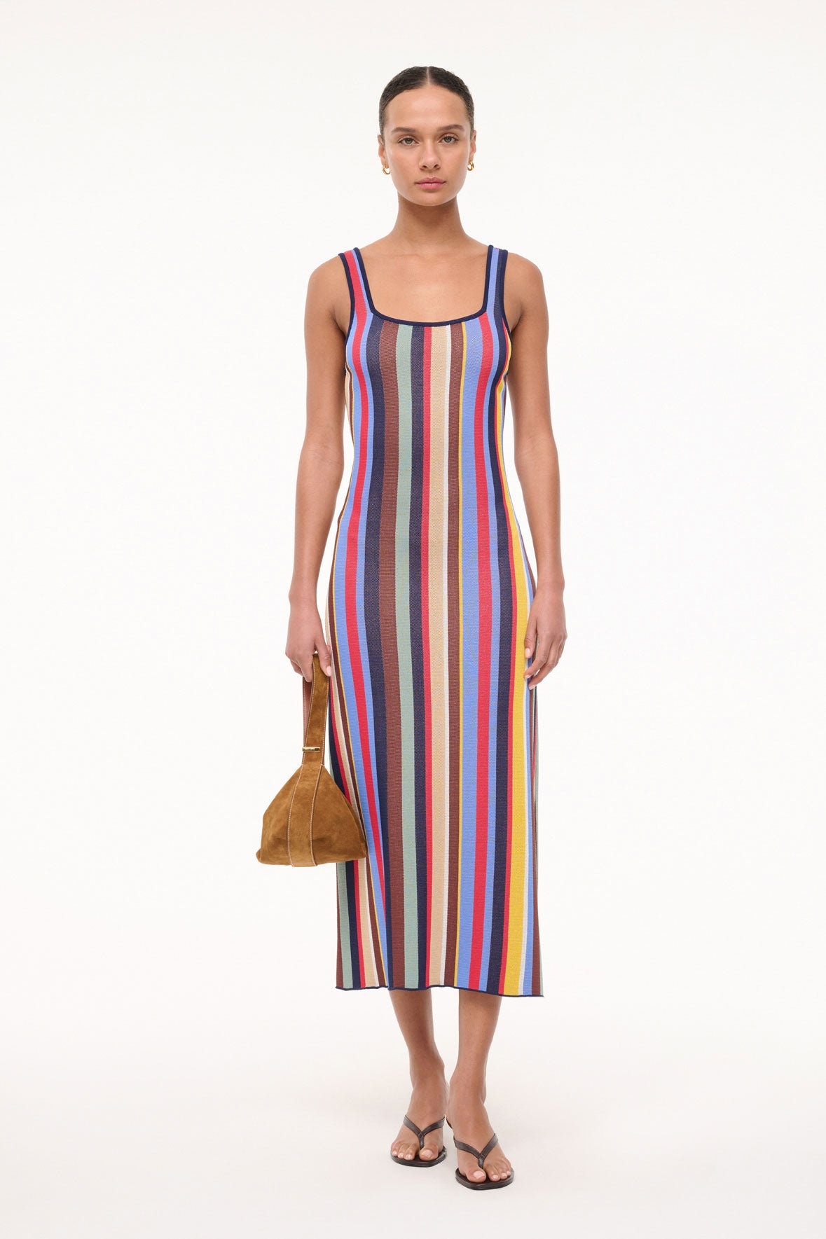 STAUD KATIE DRESS MARKET STRIPE - 3