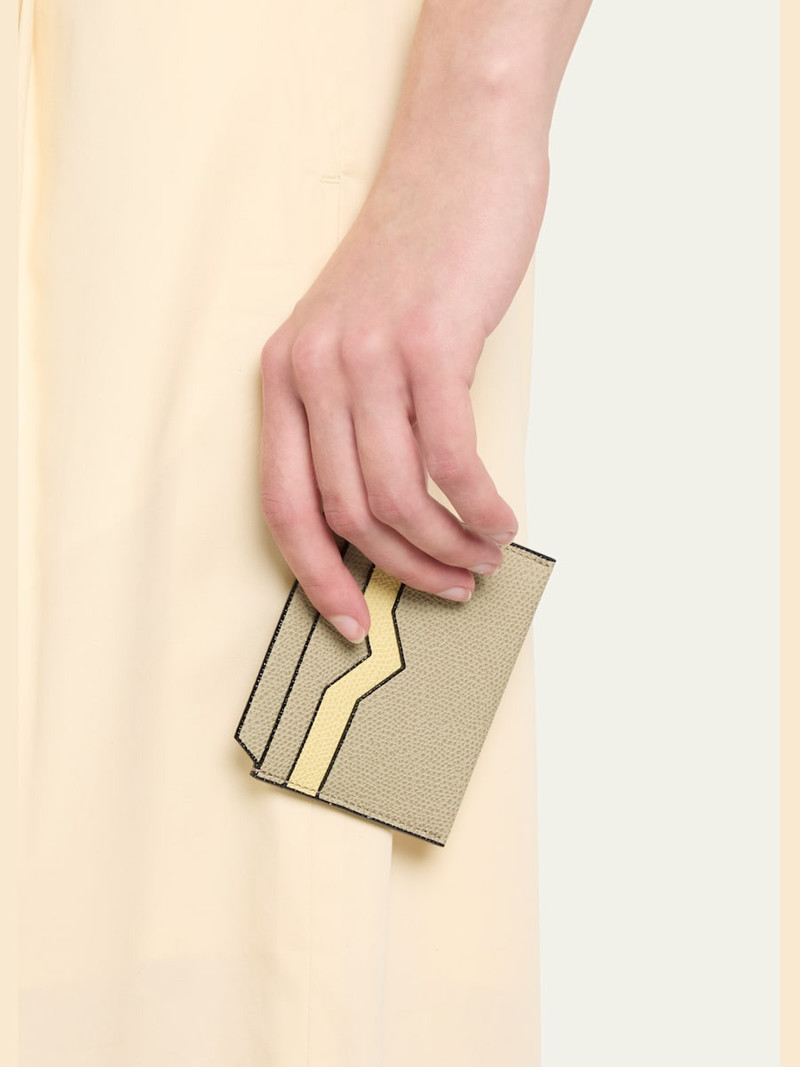 Valextra Calf Leather Card Holder outlook