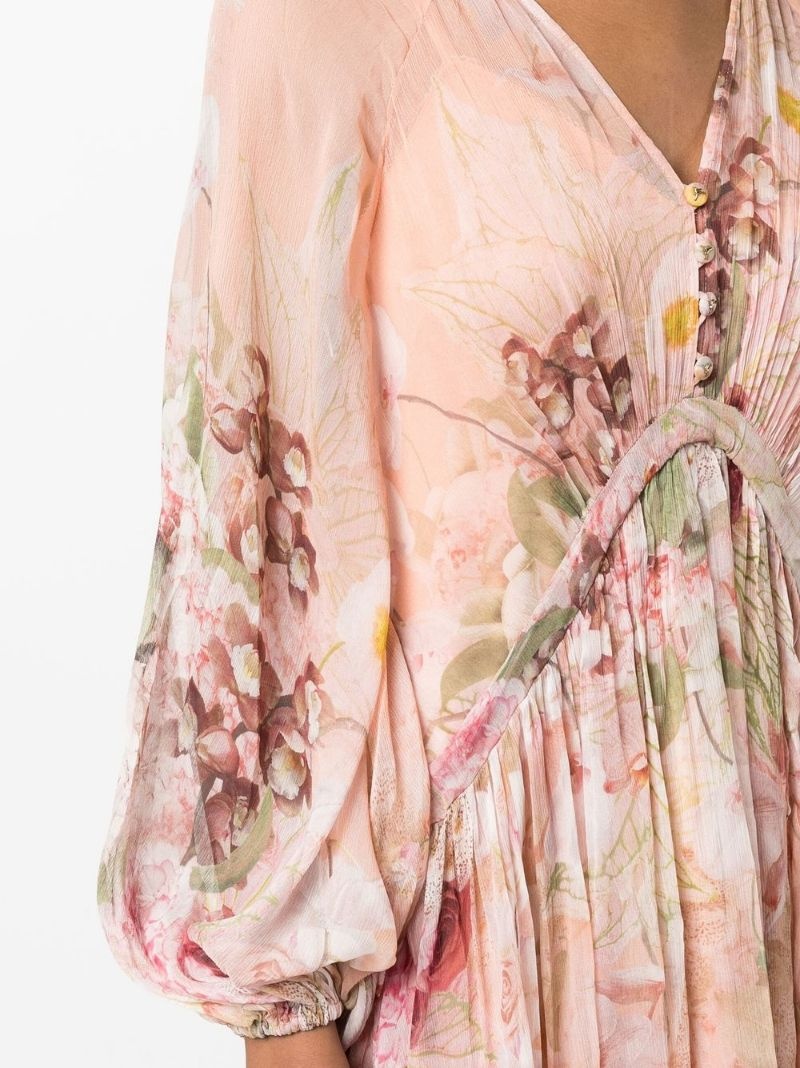 Dancer floral-print dress - 5