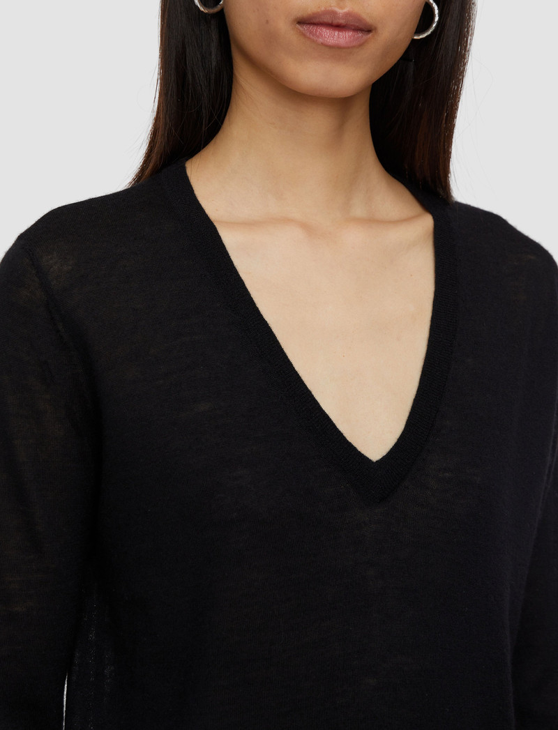 Cashair V Neck Jumper 5